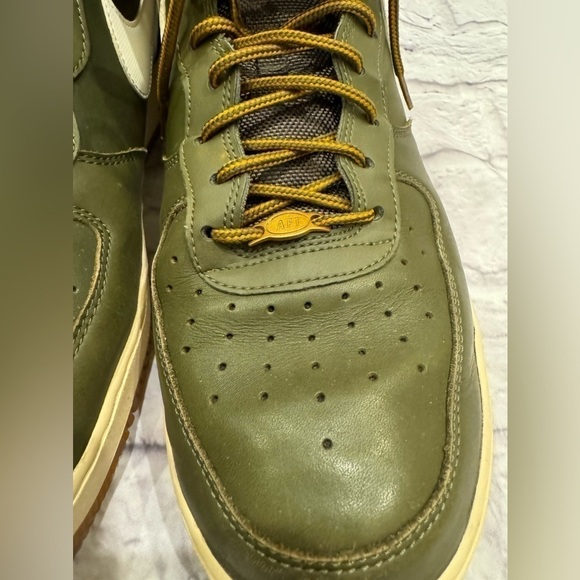 Nike Air Force 1 Mid '07 Medium Olive Green Men’s Size 13 Near Vintage Status - Picture 5 of 9